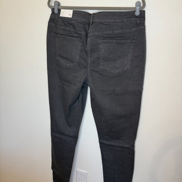 🖤 Maurices High-Rise Colored Denim Jeggings – Dark Grey 🖤 XXL Long-NWT - Picture 7 of 14